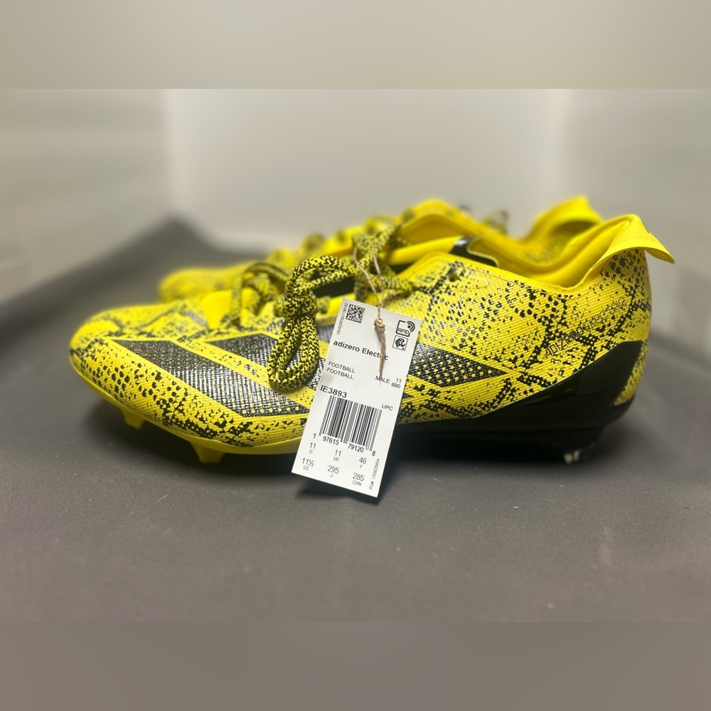 Adidas Adizero Electric II 7v7 Team Yellow Core Black   IE3893 RARE!!